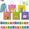 36 PCS Easter Gift Bags, Non Woven Easter Tote Bags with Handles Party Treat Bag